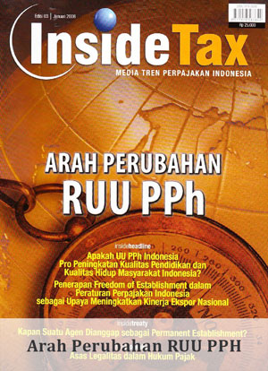 Inside Tax Edisi 3 - Arah Perubahan RUU PPH