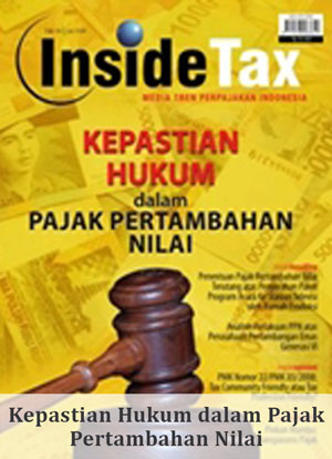 Inside Tax Edisi 9 - Kepastian Hukum dalam Pajak Pertambahan Nilai