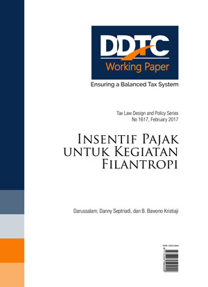 Working Paper - Insentif Pajak untuk Kegiatan Filantropi