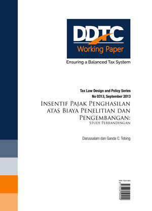 Working Paper - Insentif Pajak Penghasilan atas Biaya Penelitian dan Pengembangan: Studi Perbandingan