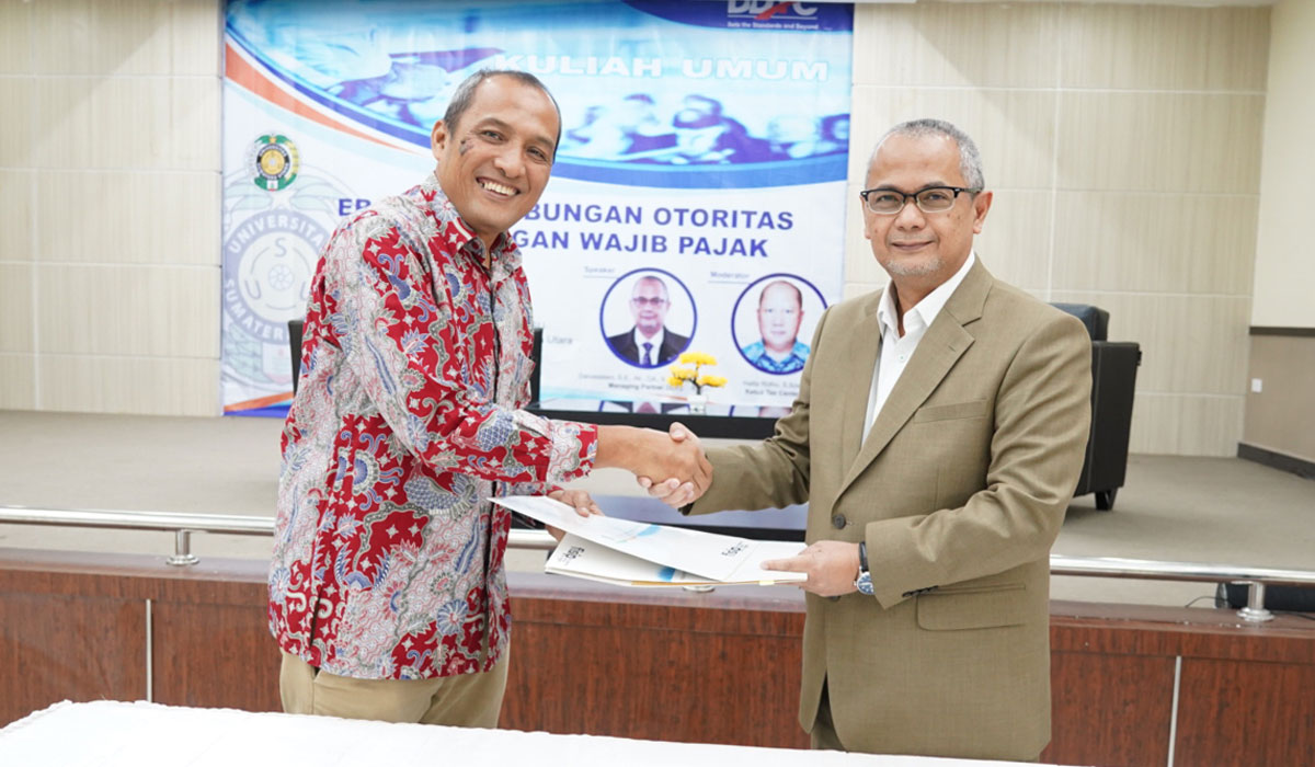 MoU between North Sumatra University and DDTC