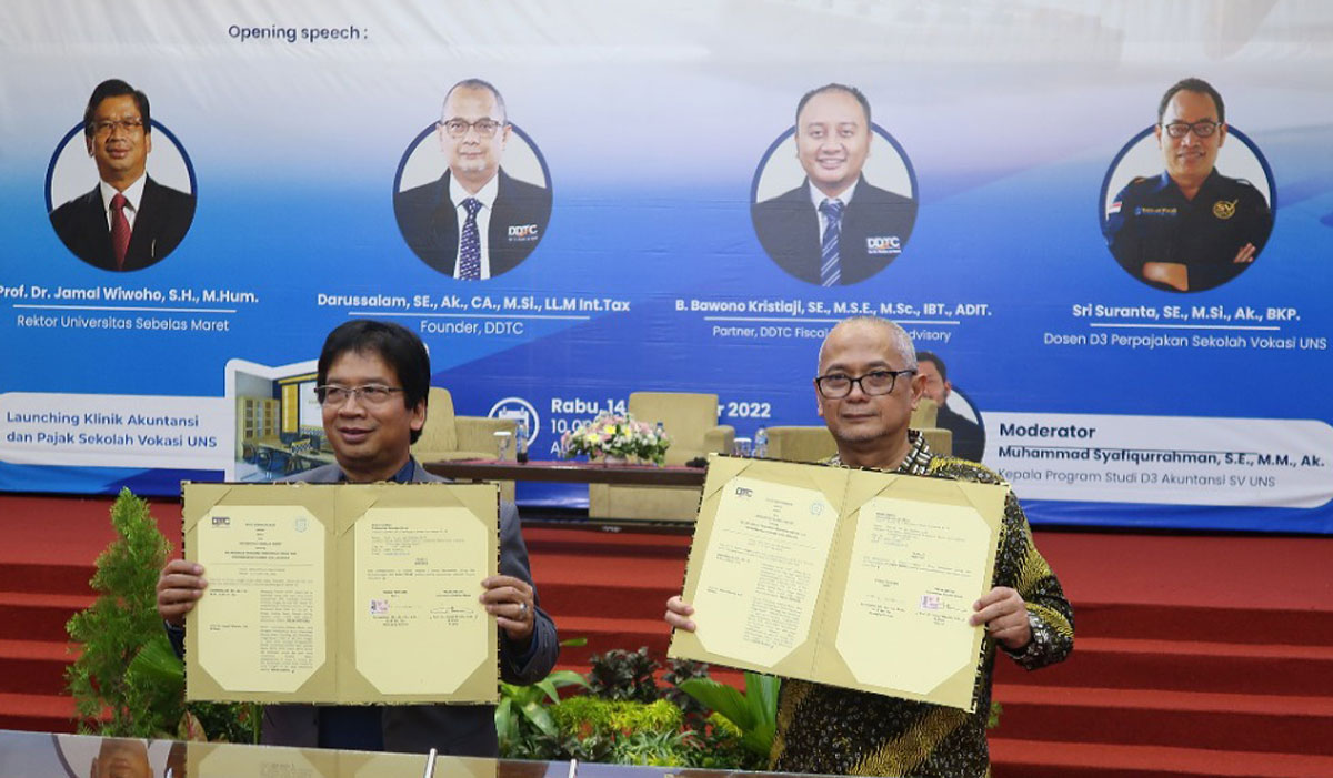 MoU between Sebelas Maret University and DDTC